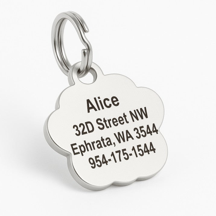 Sparkling Crystal ID Tag