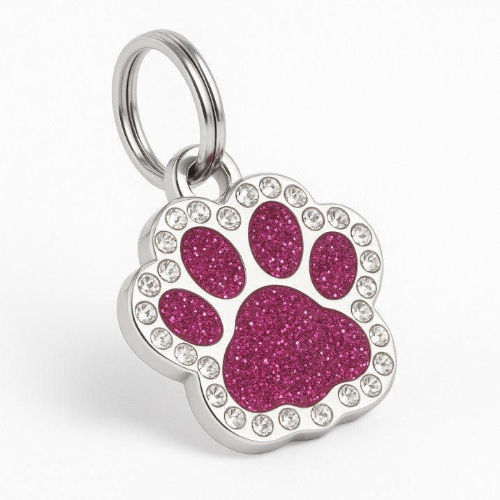 Sparkling Crystal ID Tag