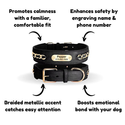 Official Calming Doggo Collar (Braided Metal Edition 2025)
